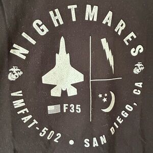 Nightmares VMFAT-502 T-shirt XXL - NWOT